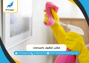 مكتب تنظيف بالساعات