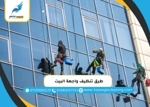تنظيف واجهة البيت