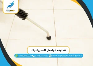 تنظيف فواصل السيراميك