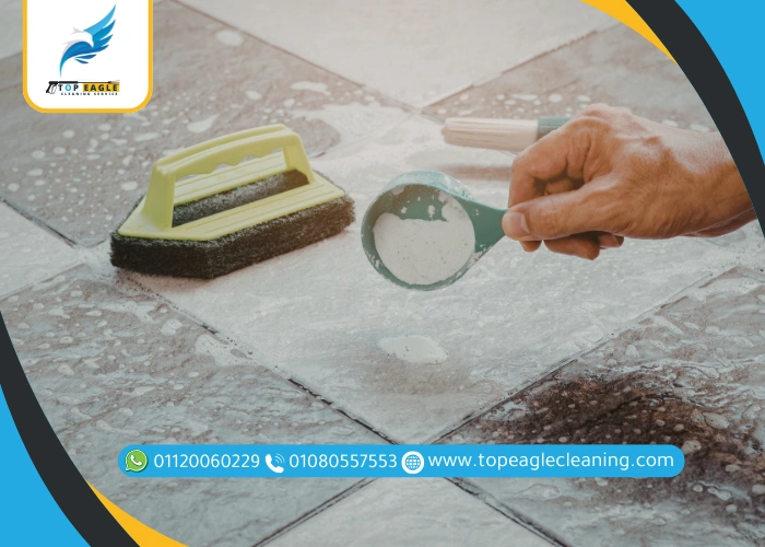 تنظيف السيراميك بالخل والبيكربونات